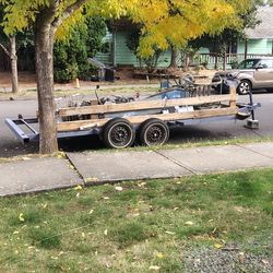 17x 7 Feet Double Axle Trailer 