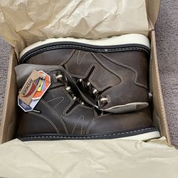 Women’s Wedge Lace-up Work Boots (sz9) *NEW*