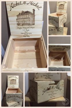 Wine Crates or Wine Boxes, Wood Boxes