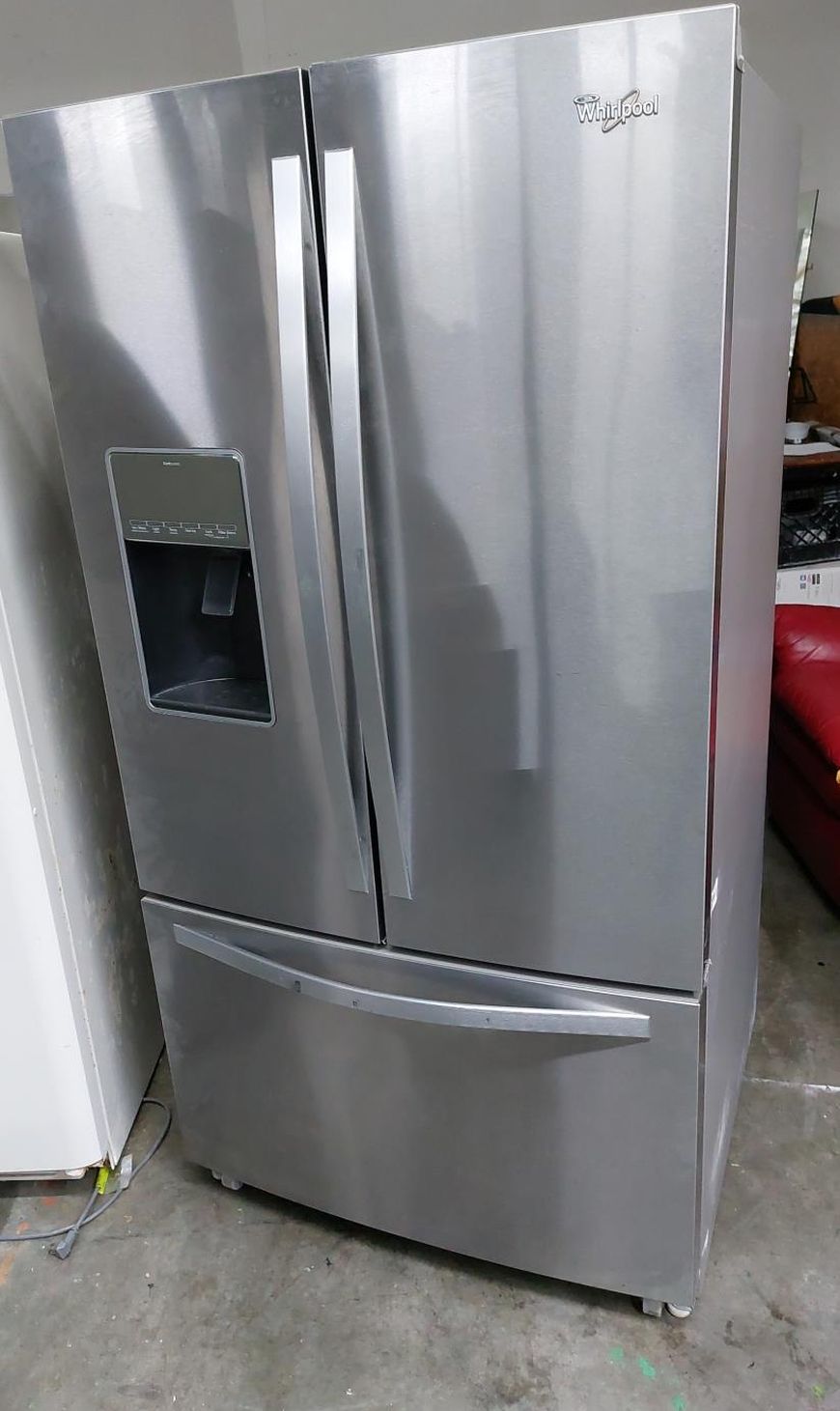 Whirlpool 3 Door French Door Fridge Stainless Steel