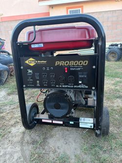 Bringgs & Stratton Generator 
 Pro-8000Watts