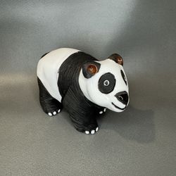 Vintage CASALS Terracotta Ceramic Panda From Peru 
