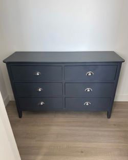 Navy 6-Drawer Dresser