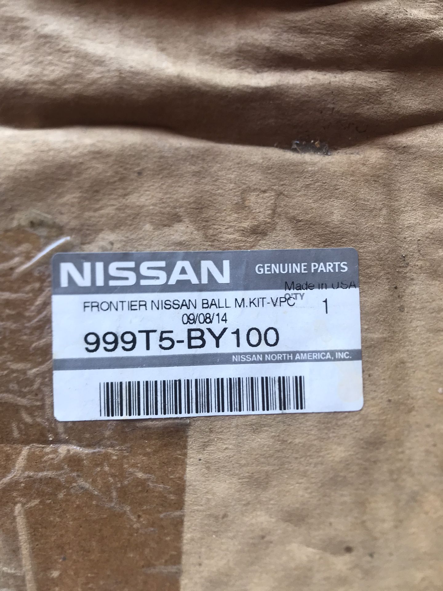 Nissan Oem Toe Ball Mount Kit