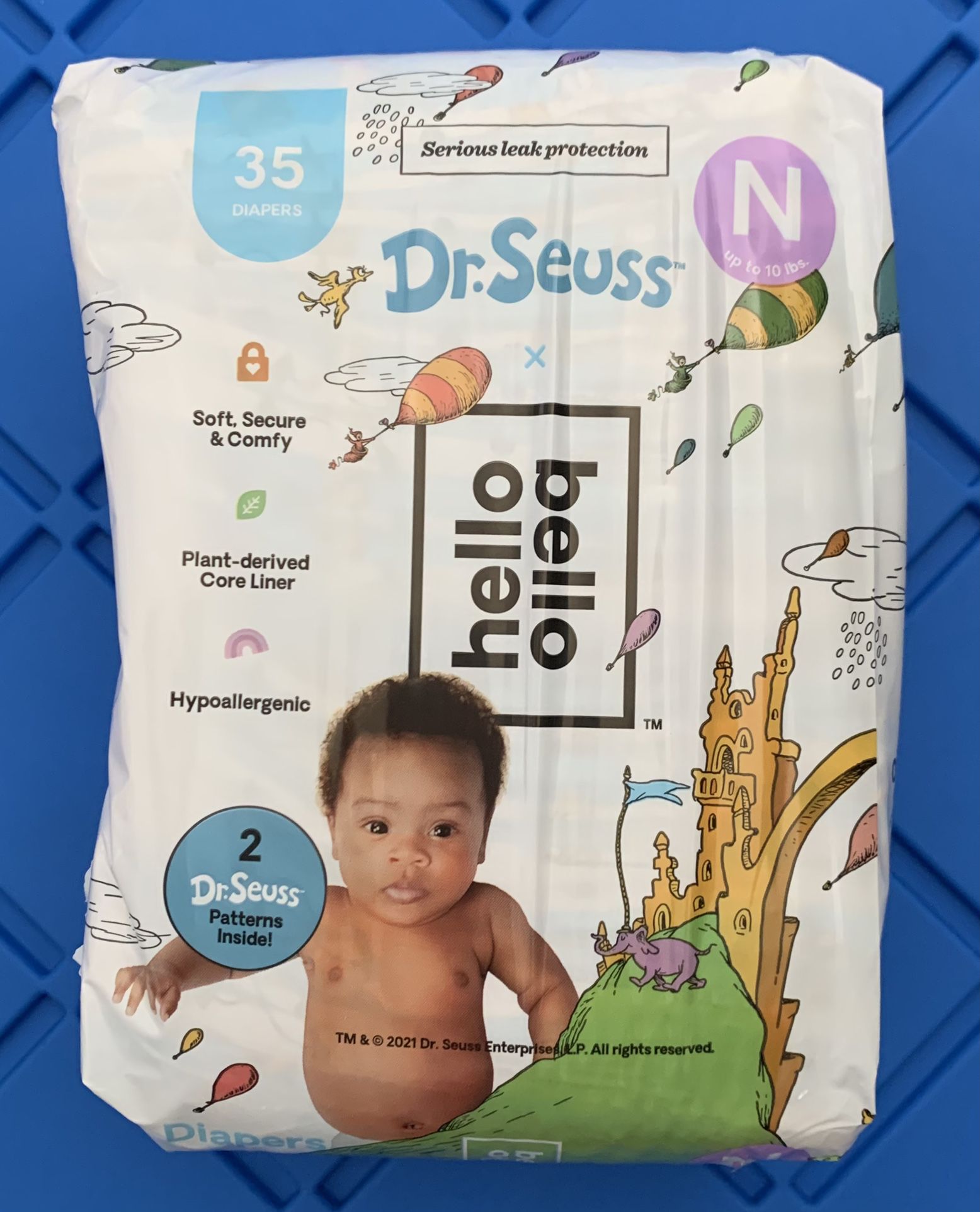 BRAND NEW - Hello Bello - Dr. Seuss - NEWBORN  - 35 Count - Baby/Diapers 