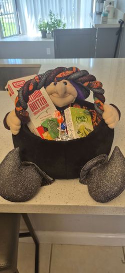 Halloween Witch basket candy