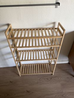 Wooden shelf