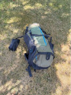 North face Backpack, tent, sleeping bag