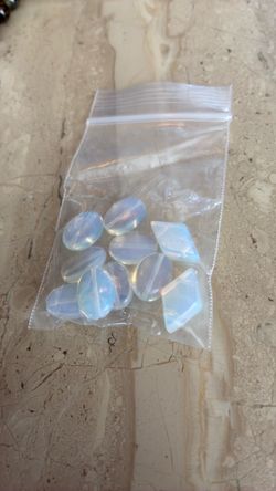Opalite Tumbled Stones Mixed Shapes Lot