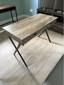 Farmhouse style Office desk with drawers