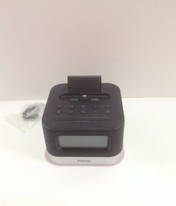 iHome iPL10 Dual Charging FM Clock Radio with Lightning Dockfor iPhone