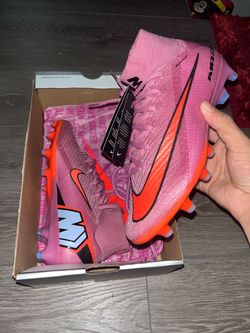 Nike Mercurial Air Zoom Soccer Cleats Pink size 8 mens