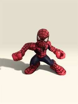 Imaginext hasbro marvel superhero squad avengers silver spiderman