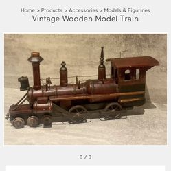Antique Wood Train