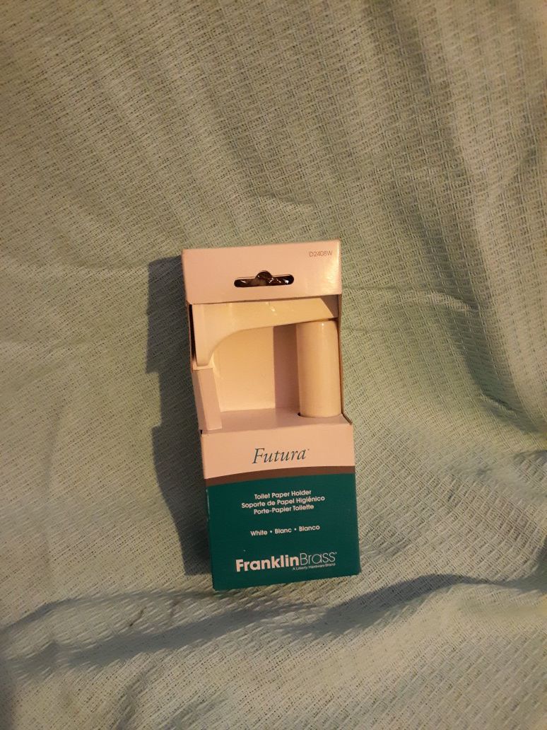 Toilet paper holder, never been used, still in box