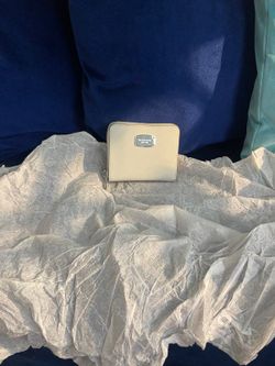 MK Zip Wraparound Wallet White