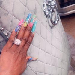 Long Nails And Bling Starting 60$ 