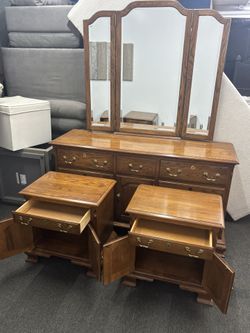 Oak Bedroom suite - Estate Level and Built to Last