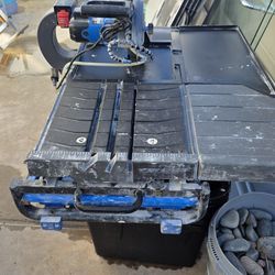 Delta 7 inch tile wet saw and miter function