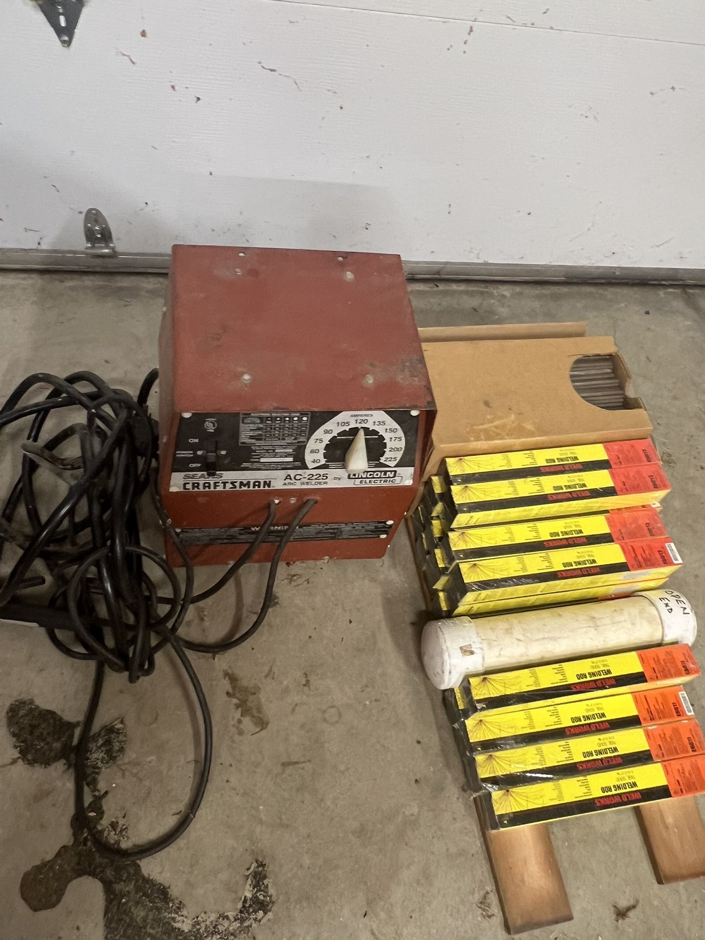 225 Amp Arc Welder And Rod