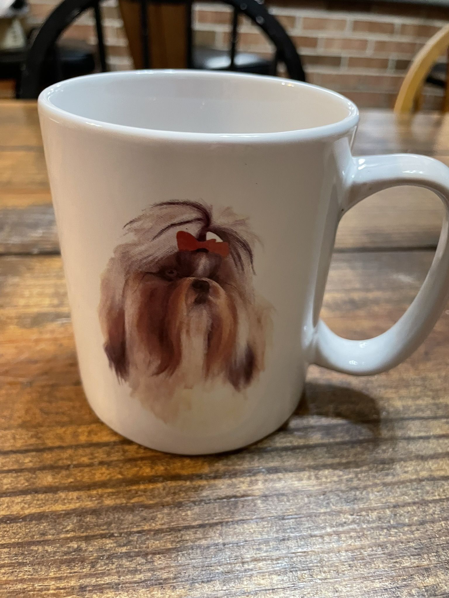 Bowwowmeow Shih Tzu Dog Coffee Mug Cup