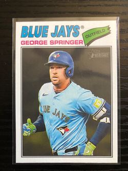 George Springer 2026 Topps Heritage Base Card #108
