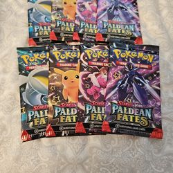 Paldean Fates Booster Packs Art Set
