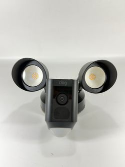 Ring Floodlight Cam Wired Plus Black 1080p Surveillance Camera - 5AT3T2