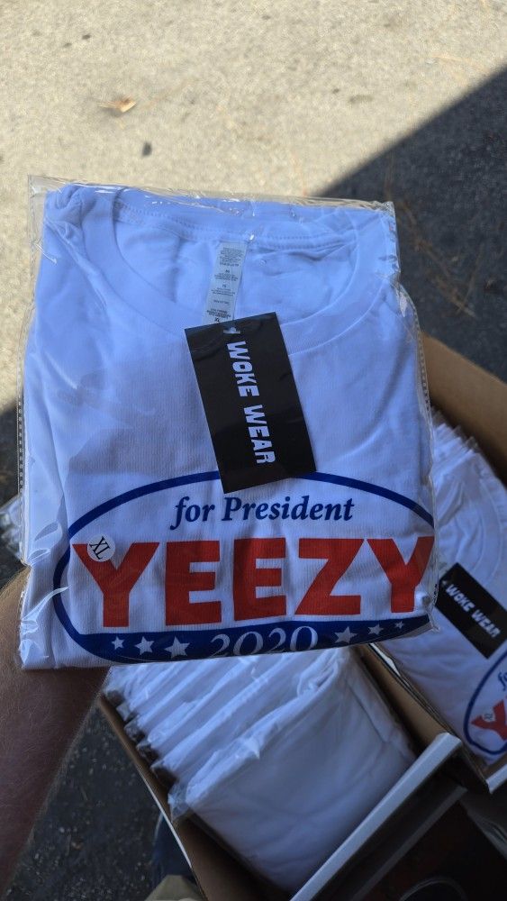 KANYE WEST FOR PRESIDENT T-SHITS LOT OF 50+