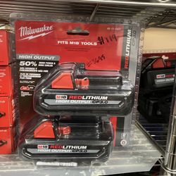 Milwaukee M18 High Output Battery 