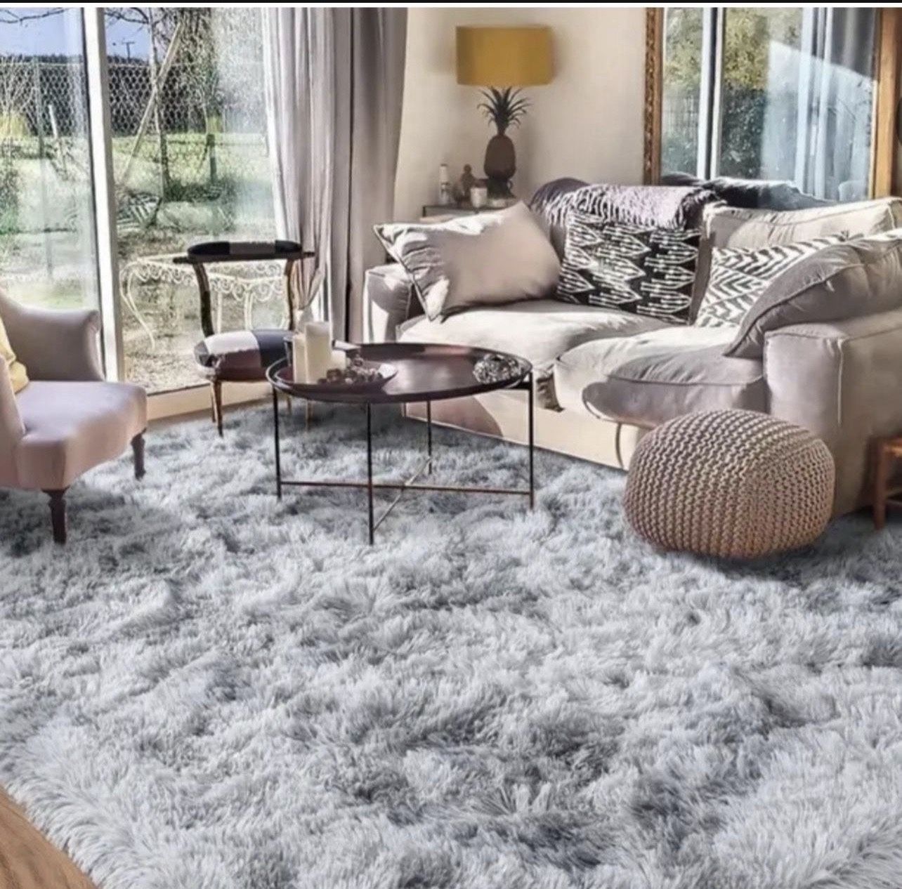 Luxurious Fluffy Shag Rug - Ultra Soft, Plush, Fuzzy, and Durable 4x6ft
