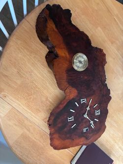 Wood clock