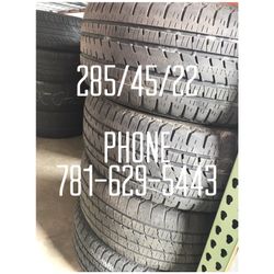 Used Tire For Sale 285/45/22 $300 All Four installed