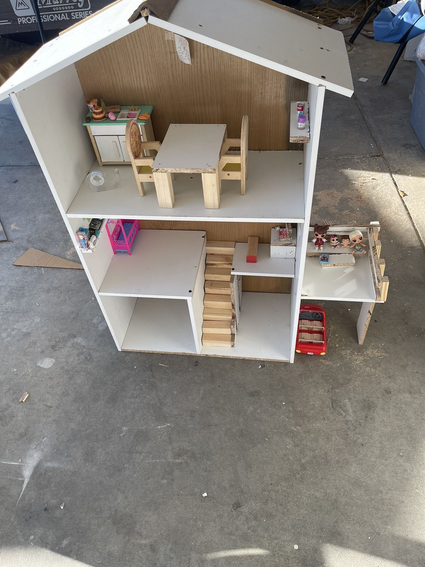 Customize Doll House Wood