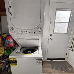 GE Stacked Washer and Dryer
