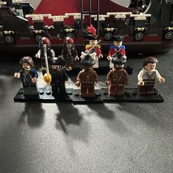 Lego Pirates Of The Caribbean Minifigs Lot 