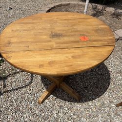folding small wood table