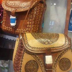 leather purse handcrafted mexico