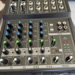 Mackie Brand New Mix8 8 Channel Compact Mixer