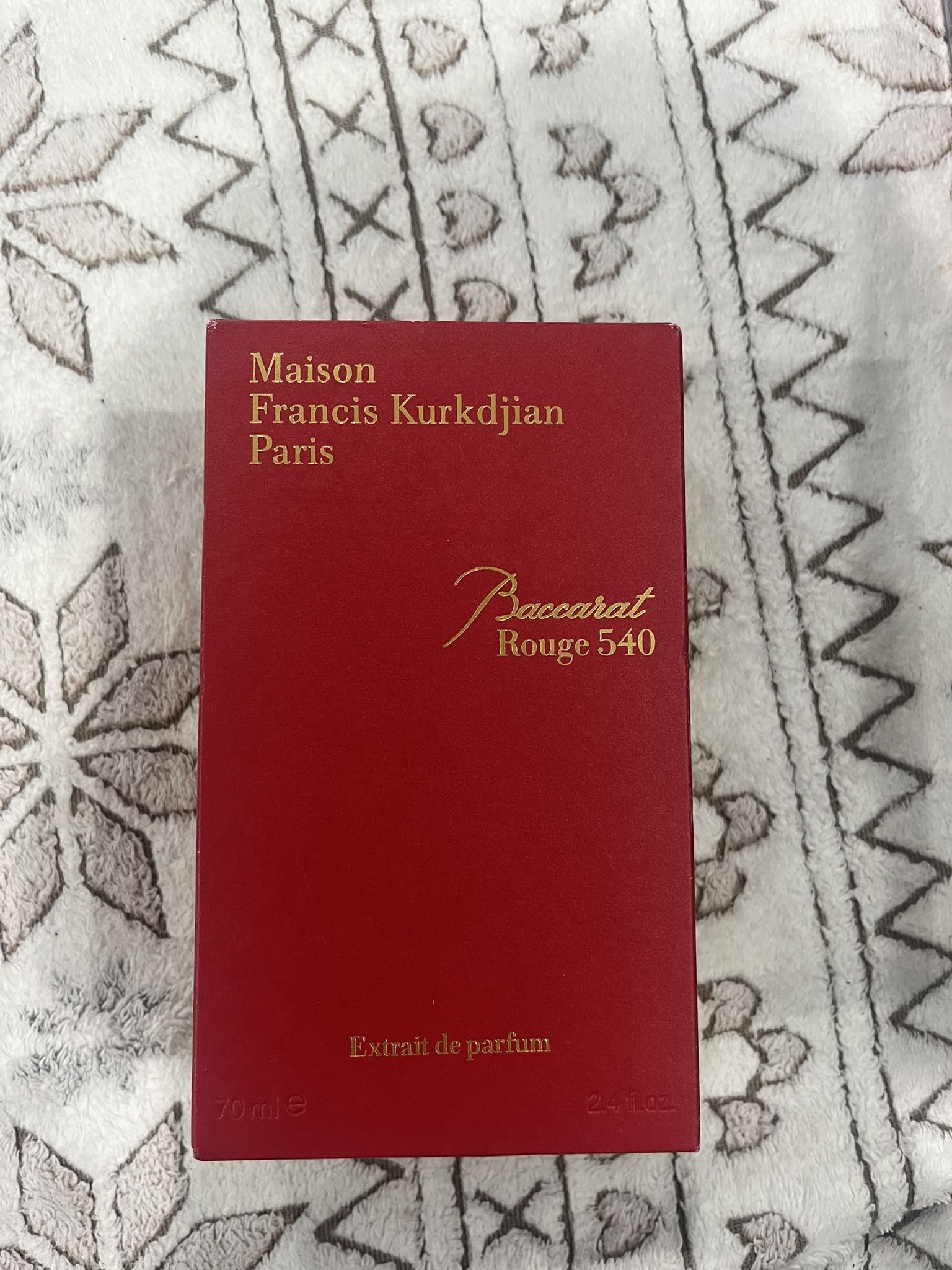 Maison Francis Paris Baccarat Rouge 540
