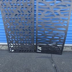 Decorative Privacy Screen Poly Panels 2ft X 4ft - Obo