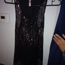 Sparkly Black Tank Top