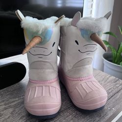 Cat &jack -little Girls Winter Boots Size 8c