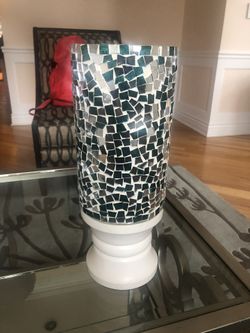 High end Mosaic glass candle holder!!