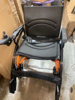 360° electric joystick, portable all-terrain, foldable electric wheelchair, carrying up to 330 pounds ‼️ not include batteri‼️