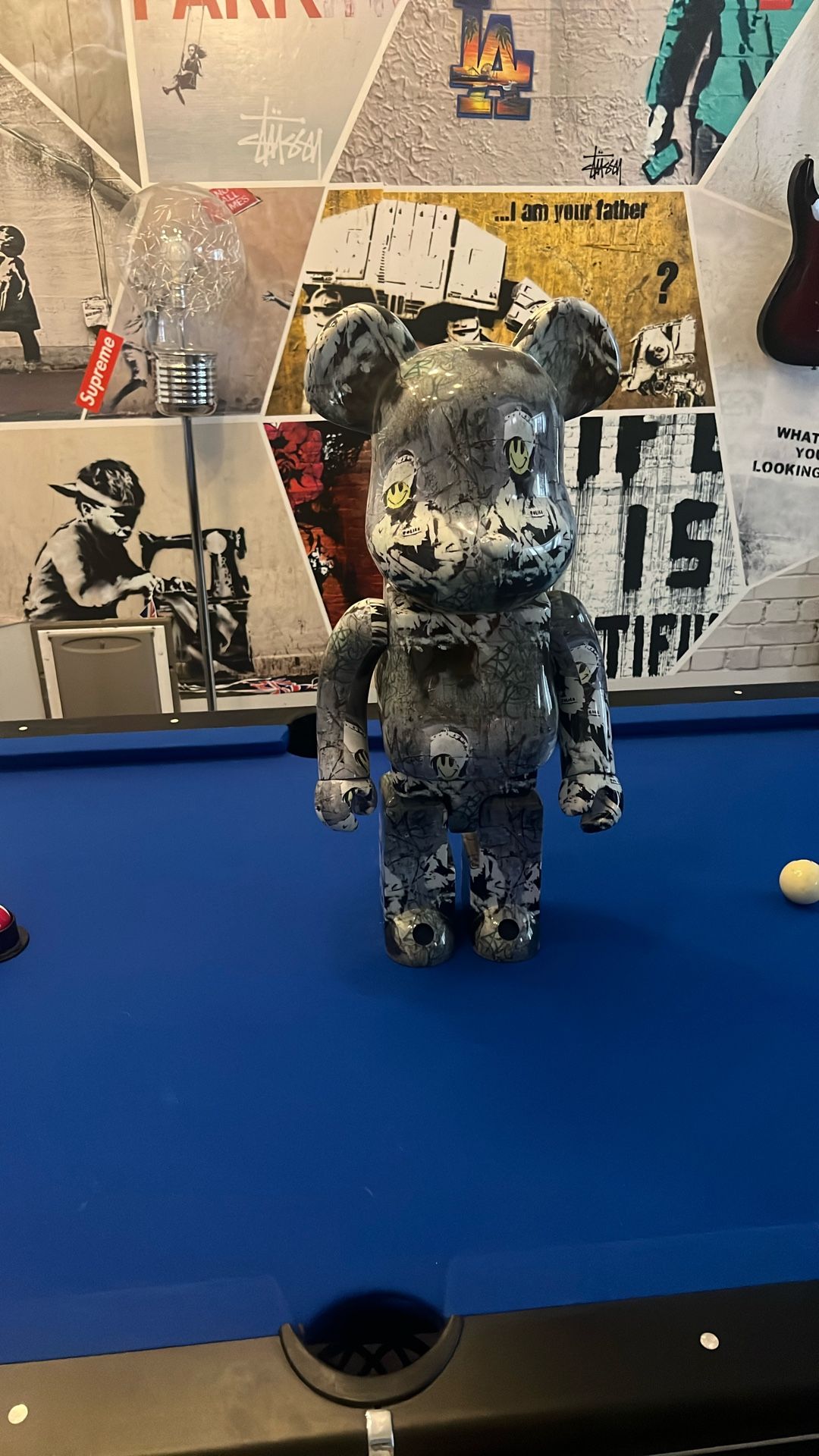 Bearbrick 1000 Banksy Riotcop