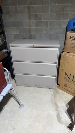 Three drawer business home  file cabinet metal