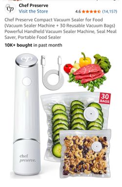 Chef Preserve Compact Vacuum Sealer
