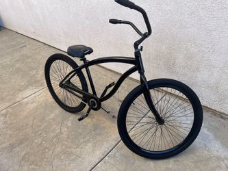 Black Beach Cruiser Bike