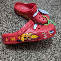 Lighting McQueen Crocs Size 9w Or 7m
